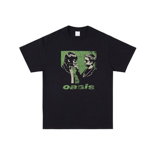 oasis乐队摇滚美式复古着黑短袖t恤beatles披头士acdc皇后nirvana