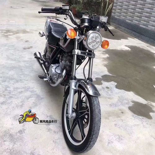 二手九成新铃木gn125太子链条男士跨骑式燃油125cc挂挡式旧摩托车【4