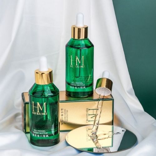 正品汇百美海茴香小绿瓶赋颜修护精华液肌底液保湿滋润50ml