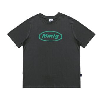c&a女装官网联名同款鱼骨头啊-韩の系列 mmlg1987大logo圆领短袖t恤