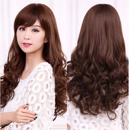 假发女逢松网红长卷发小波浪全头套整顶女人时尚头发