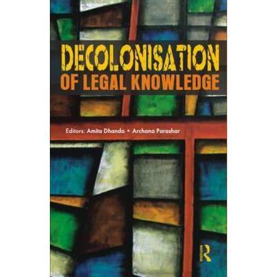 预订 decolonisation of legal knowledge