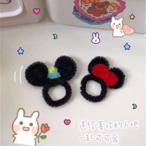 扭扭棒材料包diy彩色毛根条戒指毛条幼儿园儿童手工制作材料用品
