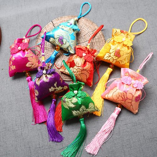 端午节香包香囊空袋香袋荷包艾草香料随身古风汽车挂件香包空袋子