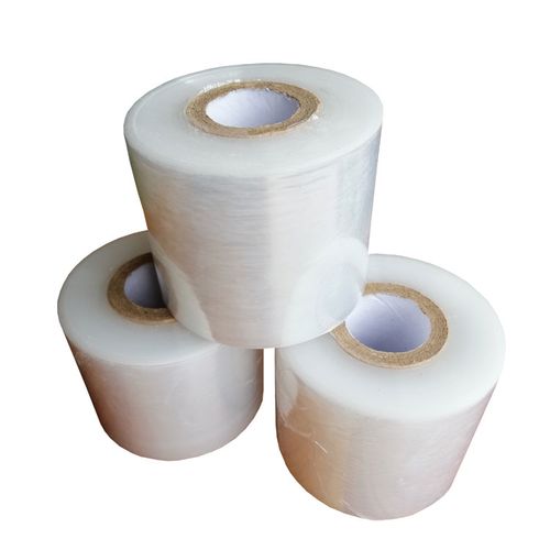 封口外卖拉伸膜商用小卷密封膜小号缠绕膜打包盒保鲜膜包装膜薄膜