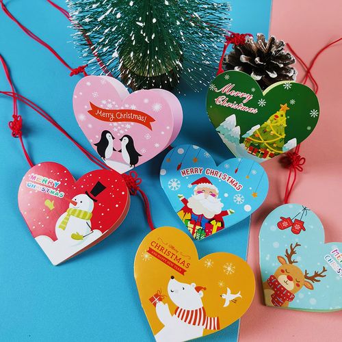 卡通爱心许愿卡创意diy手工制作礼物卡片圣诞许愿树