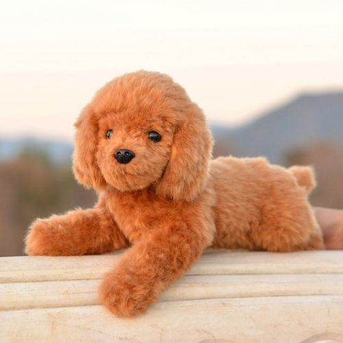 仿真泰迪犬teddy dog泰迪狗贵妇宠物小狗狗毛绒玩具动物公仔玩偶