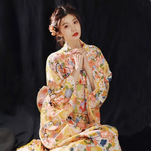 影楼写真主题服装新款日系摄影神明少女和服拍摄旅拍个人日式和服