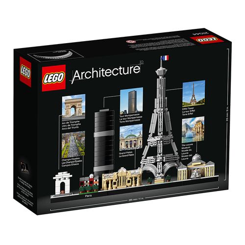 lego乐高 建筑系列 21044 巴黎 2019年新款 21044  巴黎