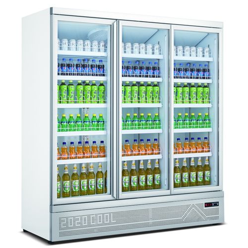 三门饮料立式保鲜大容量风冷藏柜冷超市冰箱商用展示