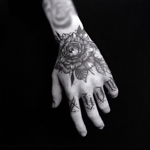 浪莎纹身贴新品【一份2张】花手防水男手背手上仿真潮