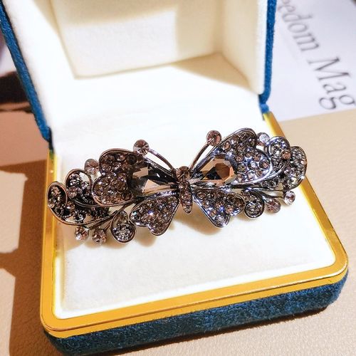 中老年发夹大蝴蝶结女发卡头饰韩国顶夹妈妈款优雅头花成人饰品夹子