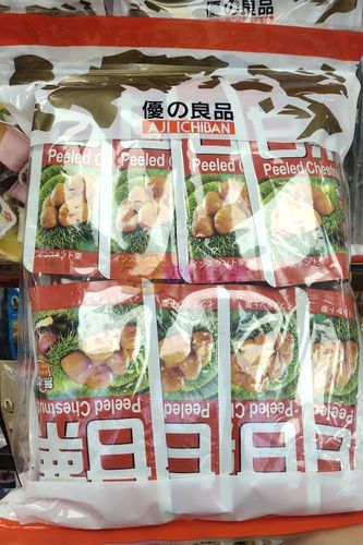 办公室零食香港代购优之良品天津甘栗独立小包装50g*15包儿童休闲