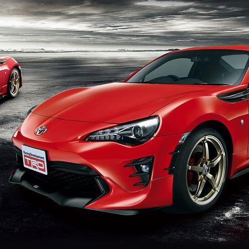 上海吾卡trd适用于新款丰田86改装前后侧尾翼轮眉灯眉等汽车包围