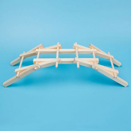 倍力桥手工制作搭建玩具木条力学实验高中通用技术作品科技小发明