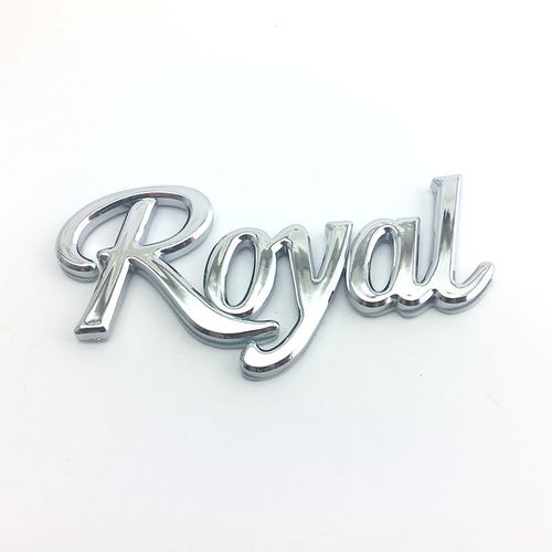 一汽丰田皇冠车标 老款皇冠2.5 royal英文字母车标后备尾箱贴标志