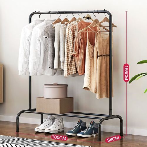 新品新放衣服的架子室内晾衣架卧室省空间房间挂衣架