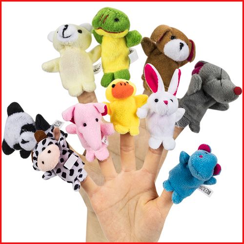 互动手偶玩具亲子人偶小动物指偶毛绒公仔手指套玩偶儿童婴儿早教