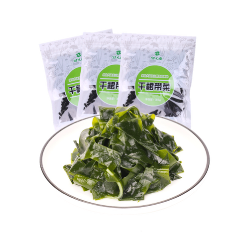 壮元海裙带菜干裙带菜新鲜海带大连特产海藻干货30g/袋 30g*12袋