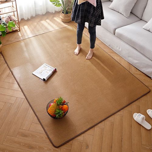 日式藤席地毯客厅卧室阳台凉席垫子房间床边爬行垫夏季榻榻米地垫【3