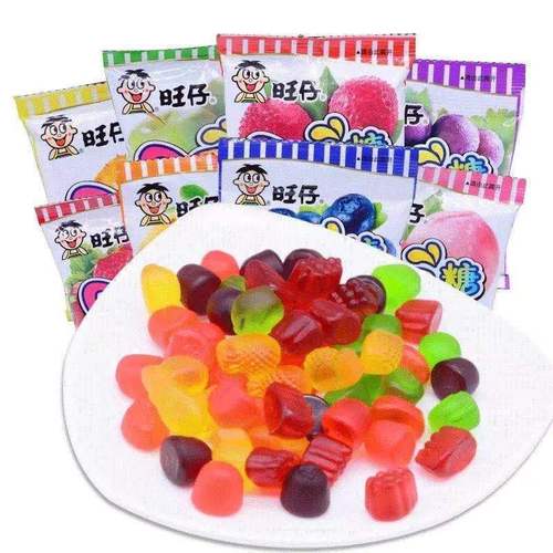 糖20g小包装网红休闲零食品喜糖果汁软糖儿童橡皮糖果 60袋 水蜜桃味