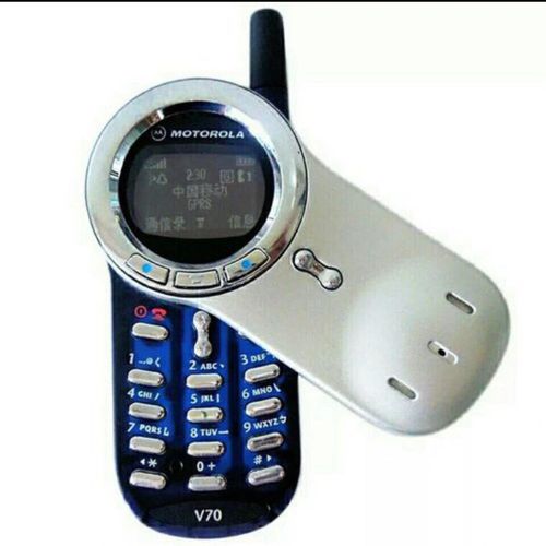 motorola/摩托罗拉v70经典旋转按键收藏古董经典迷你备用手机好货
