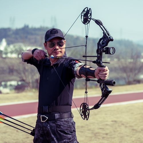 弓箭复合弓箭套装滑轮弓户外反曲弓射箭比赛运动射击户外运动器材