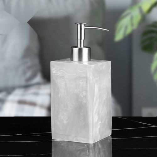 酒店陶瓷洗手液瓶创意酒店大理石纹沐浴露分装空瓶洗手液瓶子按压瓶