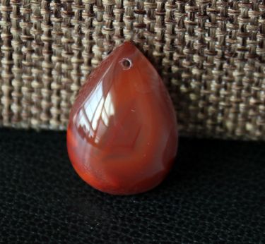 水玉冰魄天然南红玛瑙吊坠 冰种南红 飘花 柿子红 一图一物