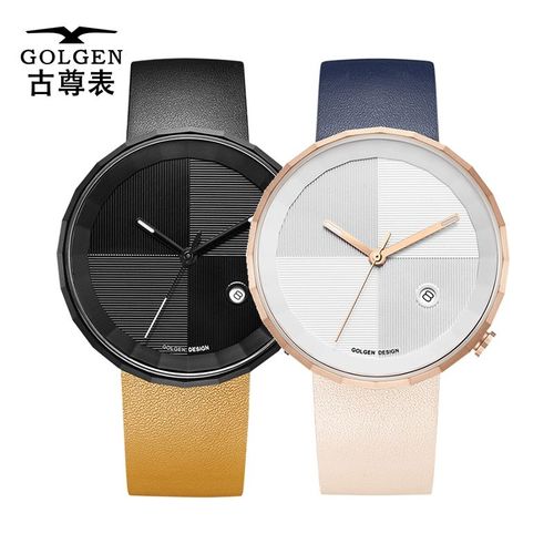 golgen古尊手表新品潮chic系列简约女表男女同款撞色情侣表gn9157