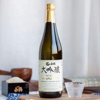 白鹤清酒 日本原瓶进口洋酒 日式料理配酒 纯米大吟酿米酒发酵酒 大
