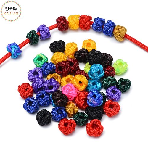 大号纽扣结 菠萝扣 手链手工diy配件饰品材料编织手链间隔圈