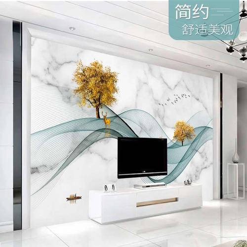 16d电视背景墙壁纸3d立体大气北欧客厅墙纸现代简约无缝影视墙布