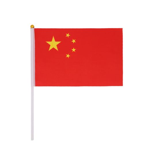 k手摇公号国旗8l五星p红旗定做其他8司号ogo标志手摇旗中国小国旗