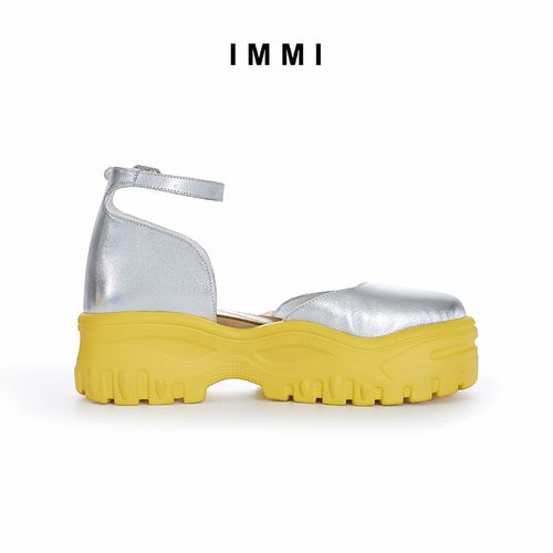 【设计师品牌immi】撞色厚底增高运动老爹玛丽珍鞋191sh003
