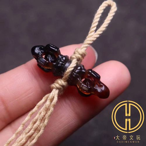 天然西藏天珠镂空雕刻金刚杵背云侧挂吊坠护身法器diy文玩配饰