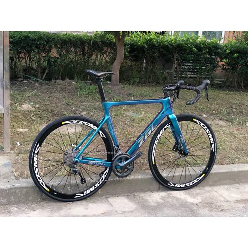 碳纤维自行车男zgl公路车青少年定制组装utda套件闪电特澳宝定制 变色