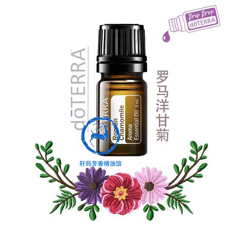 doterra多特瑞罗马洋甘菊romanchamomile单方精油5ml官网正品