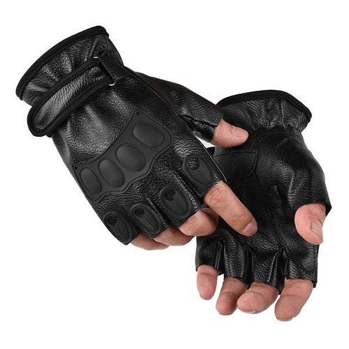 半指手套男格斗战术手套特种兵户外登山健身骑行机车防割特战打架