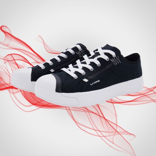 李宁帆布鞋男2020夏新款休闲板鞋学生时尚透气低帮运动鞋 agcq037