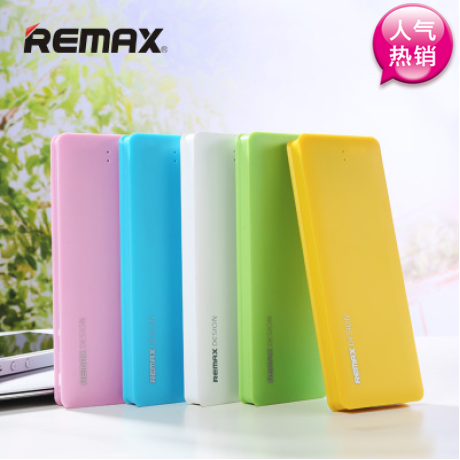 remax睿量 糖果实标聚合物移动电源5000毫安充电宝