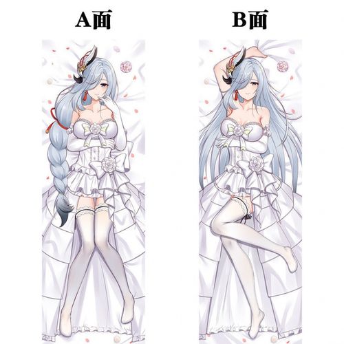原神申鹤等身抱枕二次元动漫周边游戏同人宅男花嫁2way长枕套靠枕可