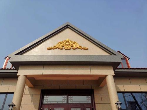 eps 欧式别墅门头山花欧式外墙泡沫浮雕仿砂岩室内外