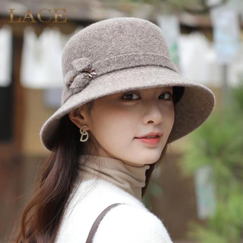 帽子2021年爆款女网红秋款今年流行的冬天女士新款时尚秋冬礼帽