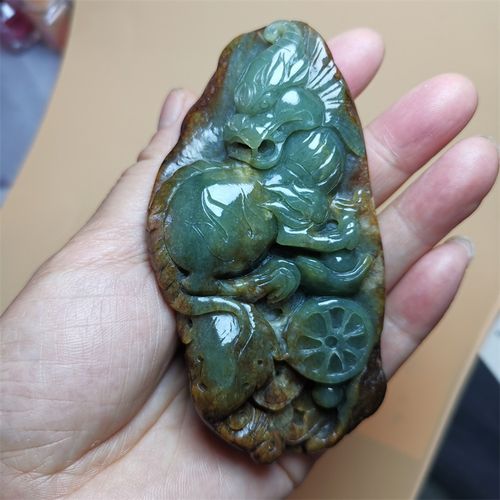 河磨玉貔貅手把件茶宠小摆件全壳红皮子籽料大手玩件收藏珠宝玉器