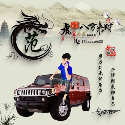 微信姓氏头像制作抖音跑车汽车款头像设计用自己名字做头像好运