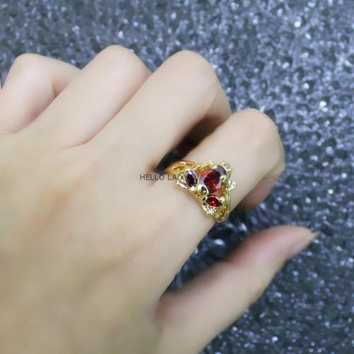 戒指 女 金蟾戒指  招财戒指 仿黄金戒指 食指戒指 大码戒指 包邮