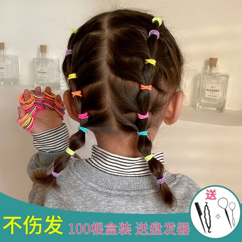 儿童不伤发弹性好宝宝扎头发可爱橡皮筋女童小号公主