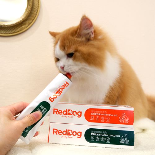 reddog红狗化毛膏营养膏 成猫幼猫咪去除毛球美毛营养吐毛膏 120g