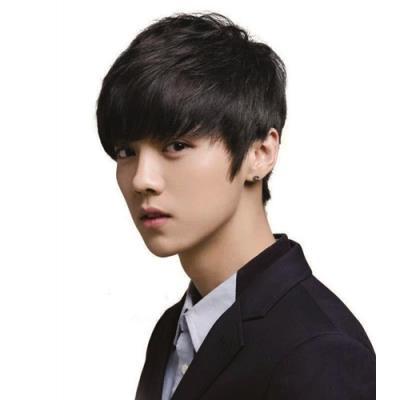 正品假发男短发真发 透气自然逼真可偏可齐刘海 热销